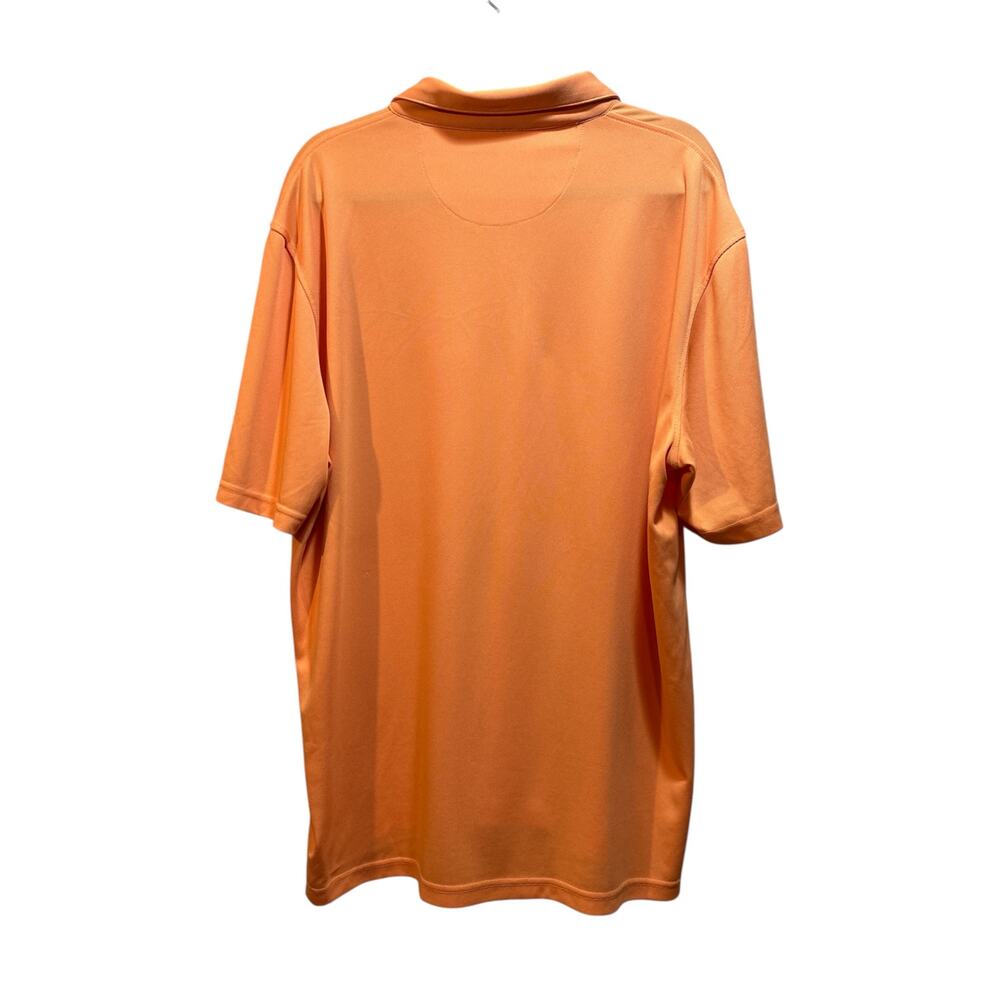 Johnnie O men’s 2xl tangerine orange golf polo. Short sleeve polyester.